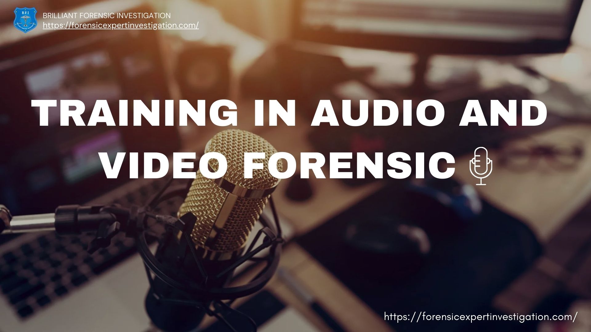 Training in Audio-Video Forensics