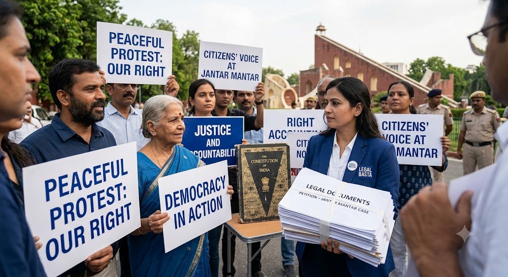 Legal Rights of Protesters at Jantar Mantar, Delhi