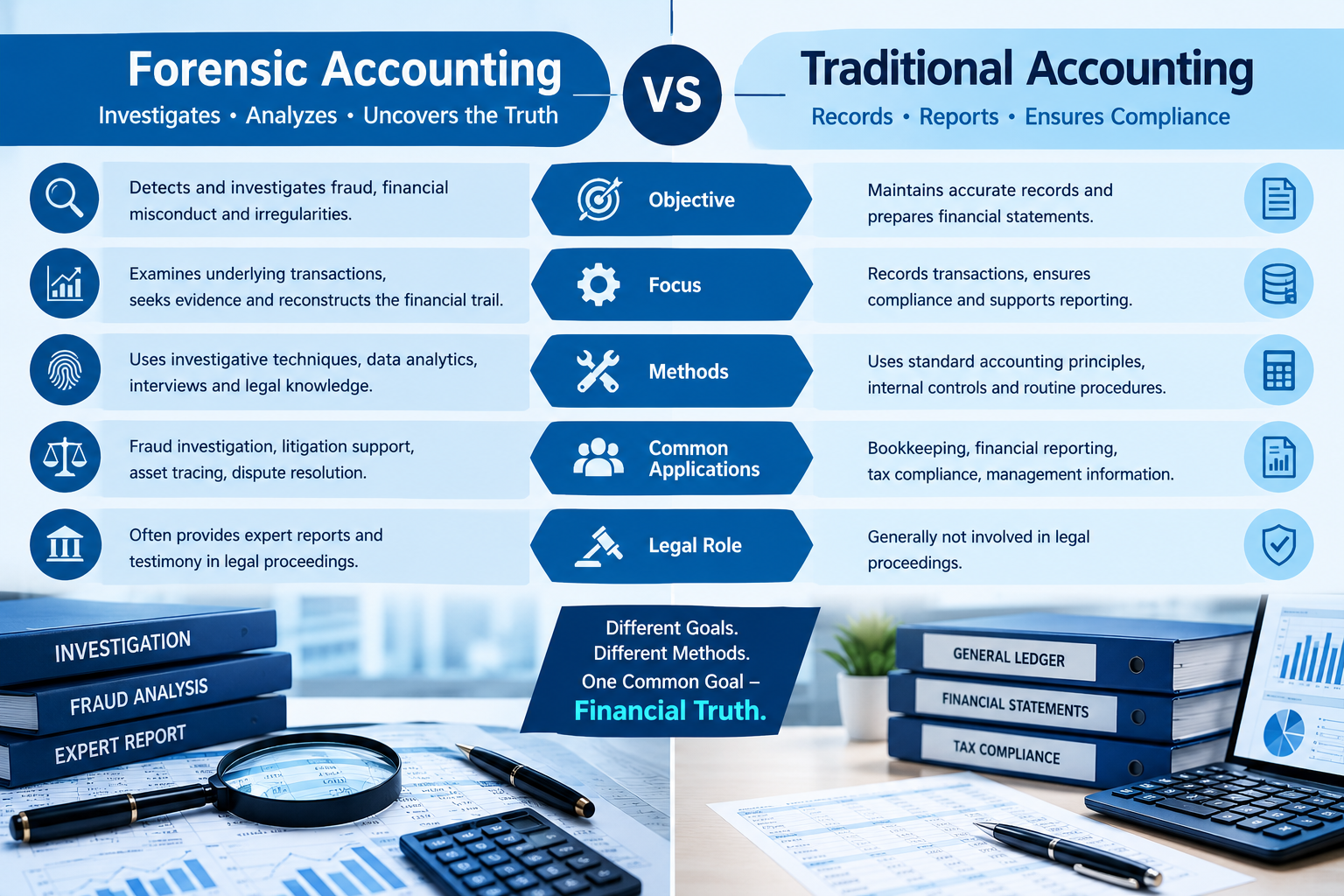 Forensic Accounting vs. Traditional Accounting
