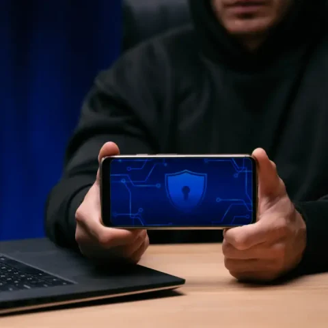 close-up-programmer-holding-phone