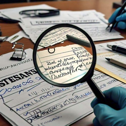 forensic handwriting