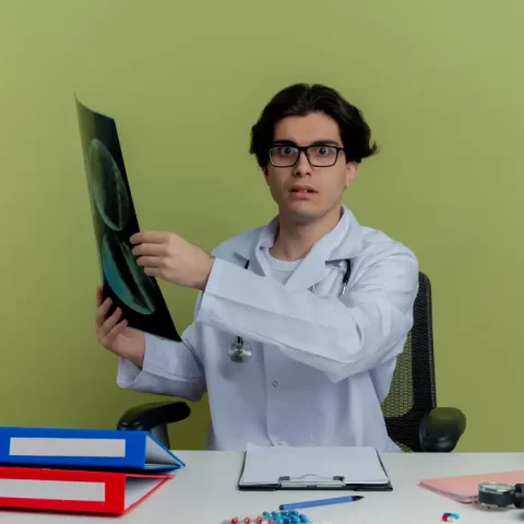 impressed-young-male-doctor-wearing-medical-robe-stethoscope-with-glasses-sitting-desk-with-medical-tools-holding-x-ray-shot-looking-isolated (1)