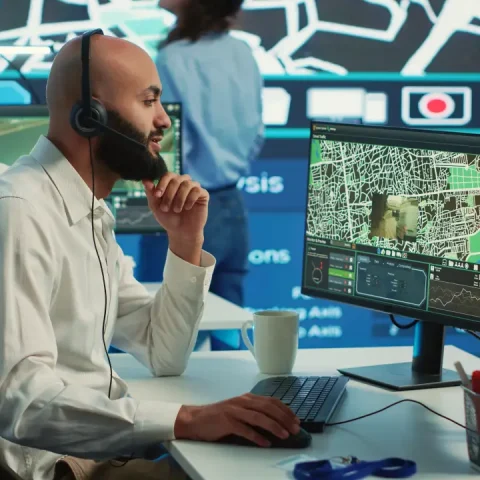 middle-eastern-call-center-operator-gives-directions-courier