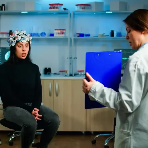 professional-doctor-neurological-medicine-testing-eyesight-patient-with-eeg-headset