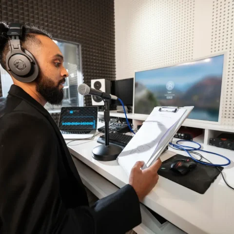 sideways-man-working-radio-station